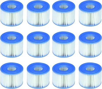 Produktbild von 6er-Pack - Set mit 2 Filterkartuschen fš¹r INTEX SPA, also 12 Kartuschen