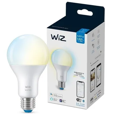 Obrázek produktu pro WiZ Žárovka 100 W A67 E27, Chytrá žárovka, Wi-Fi/Bluetooth, Bílá, Wi-Fi 4 (802.11n), 802.11b, 802.11g, LED, E27