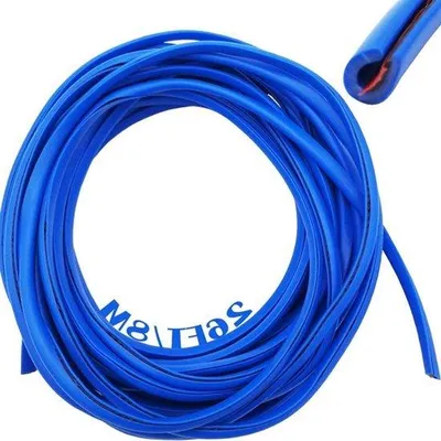 Image de Protection anti-intrusions en PVC-U, bleue, pour véhicules automobiles et motos, longueur 8 mètres.