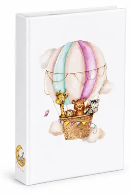 Produktbild von Baby Bear Erinnerungsbuch Fotobuch Fotobox Erinnerungsbuch - Farbe: Zoo on Ballon | Format: 300 Einsteckalbum