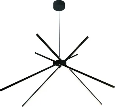 Produktbild von Hängelampe LED, Schwarz, SPIDER P0412, MaxLight