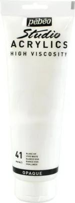 Zdjęcie produktu dla Kryjąca farba akrylowa - Jasna biel - 250 ml