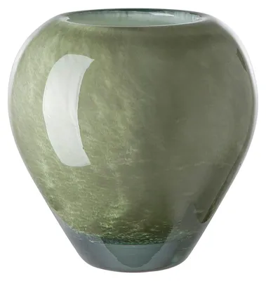 Produktbild von FINK Vase LESLY - kleine Glasvase, mundgeblasen in Handarbeit, durchgefärbt, hellgrün, H 14 cm, Frühlingsdeko