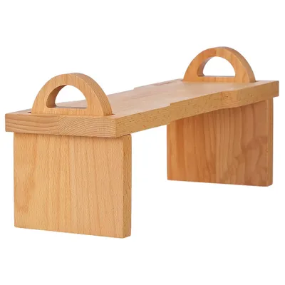 Immagine prodotto di Fackelmann Tagliere vassoio in legno di faggio, alzatina per servire scomponibile, 40x16x2 cm