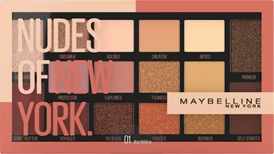 Obrázok produktu pre Maybelline Nudes of New York Palette paletka očných tieňov