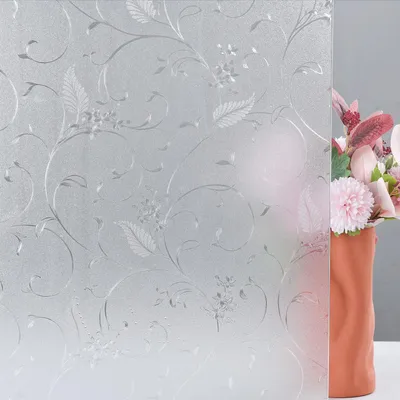 Fensterfolie Blumenmatt, statisch haftend, 60x200 cm