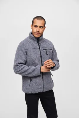 Obrázek produktu pro Pánská bunda Brandit Teddyfleece Jacket anthracite - S