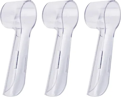 Produktbild von Zahnbürstenhülle für elektrische Zahnbürste von Oral-B, Schutzhülle für Ersatzbürstenköpfe für Reisezahnbürsten, Bürstenschutzhülle für Zuhause (3 Stück)