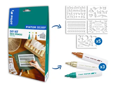 Produktbild von PINTOR DIY-Set Deko Schablonen 4.5 (M)