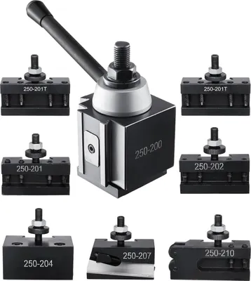Produktbild von Schnellwechsel Werkzeughalter 8-teilig Stahlhalter 254-381mm Drehmaschine