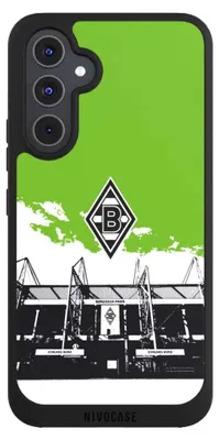Produktbild von NIVOCASE Handyhülle für Samsung Galaxy A54 5G  Hülle NIVOpure Case Schwarz Borussia Mönchengladbach Fanartikel Stadion
