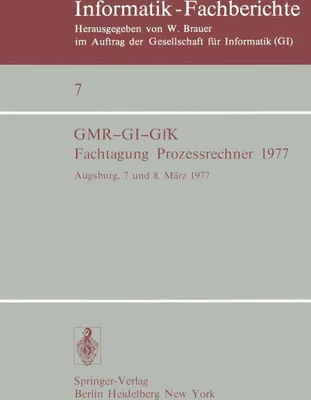 Produktbild von Fachtagung Prozessrechner 1977