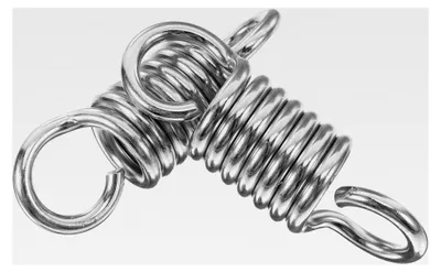 Produktbild von 2 Stück Metallfedern für Hängemattenstühle und Verandaschaukeln - Belastbare Ersatzfedern