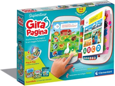 Obrázek produktu pro Clementoni Sapientino 16430, 3 rok/roky, Nutné baterie, AA, Vícebarevný