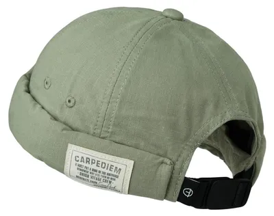 Produktbild von Docker Cap Seemannsmütze Hafenmütze Herren Sommer Ohne Schirm Rolled Cuff Grün Einheitsgröße