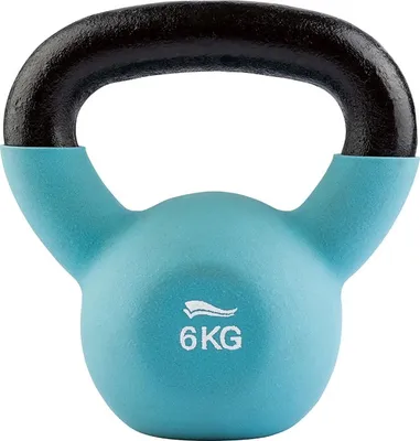 Produktbild von CRIVIT® Kettlebell Gusseisen 6 kg Kugelhantel Schwunghantel Krafttraining Sport