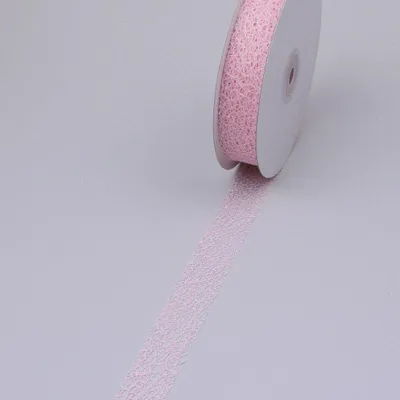 Tafelband rosa, 25 mm x 25 m, Polyester