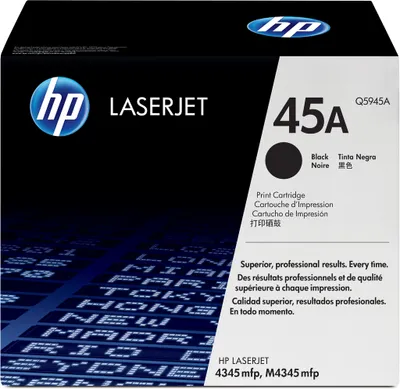 Produktbild von HP 45A Tonerkartusche - Schwarz - Laserdruck - 18000 Seite(n) - OEM