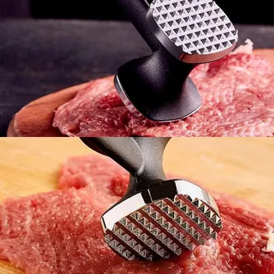 Immagine prodotto di Inteneritore per carne in acciaio inox - Doppio lato - Lavabile in lavastoviglie