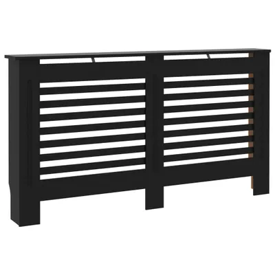 Immagine prodotto di Copertura per Radiatore Nera 152x19x81,5 cm in MDF