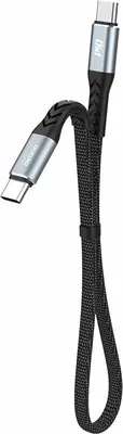 Produktbild von Dudao L10C Kabel USB Typ C - USB Typ C PD100W 0,23 m schwarz (L10C)