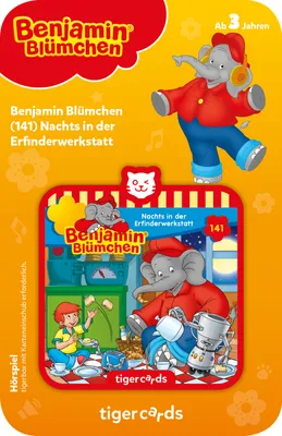 Produktbild von Tiger Media Benjamin Blümchen (141): Nachts in der Erfinderwerkstatt
