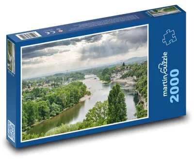 Produktbild von martinpuzzle - Puzzle 2000 Teile - Fluss - Wälder