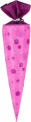Produktbild von McNeill Schultüte PINKY, 70 cm Höhe, 20 cm Breite, wiederverwendbar, zur Einschulung