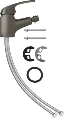 Produktbild von vidaXL Badezimmer Bidet Mischbatterie Grau 13x12 cm