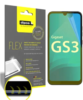 Product packaging for a screen protector next to a smartphone.