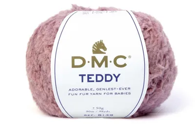 Produktbild von DMC Teddy Garn – 100 % Polyamid, flauschig & pflegeleicht (Color 313)
