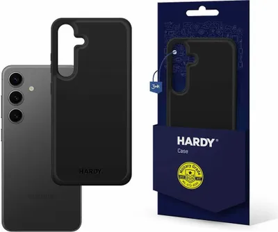 Produktbild von 3mk Schutzhülle HARDY Silky Leather MagCase Schwarz Case Cover für Samsung Galaxy S24 kompatibel mit MagSafe