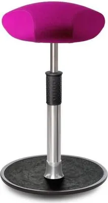 Produktbild von Sitz- Stehhocker Free Tall Triangel kvadrat Divina Mel. Pink Chrom /schwarz.