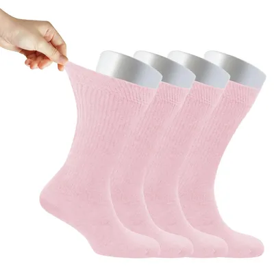 Obrázek produktu pro Omgoods – Dámské diabetické ponožky, balení 4 kusů, vyrobené z měkkého bambusového materiálu