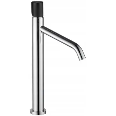 Image de Mélangeur lavabo haut Rumba, chrome/noir (73511-07)