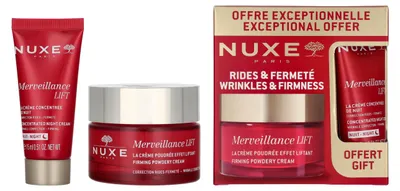 Produktbild von Firming Powder Cream 50ml/Concentrated Night Cream 15ml Nuxe Merveillance Lift Set