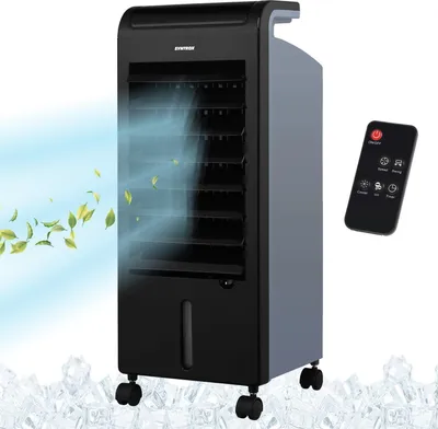 Produktbild von Syntrox Germany Mobiler Luftkühler 4-in-1 80W 5L Tank schwarz
