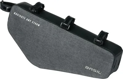 Produktbild von Basil Rahmentasche Navigator Storm M schwarz Größe 16x38x6cm 2,2l