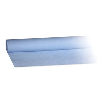 Produktbild von 1x Damasttischdecke Tischtuch aus Papier gerollt 1,20m x 8m hellblau