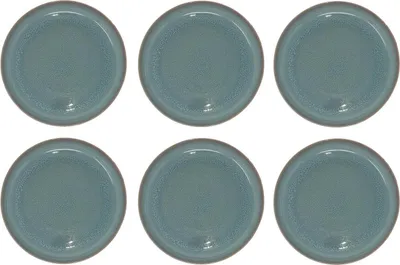 Produktbild von like. by Villeroy & Boch Crafted Breeze 6er Set Pastaschale 22 cm blau Porzellan