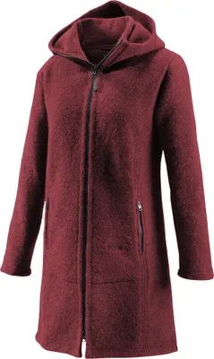Produktbild von Mufflon Damen-Wollmantel Mu-Rika W300 wasserabweisend wärmend rosso XS