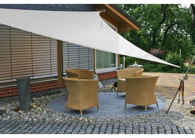 Produktbild von Sonnensegel 3,6 X 3,6 X 3,6 M Weiß