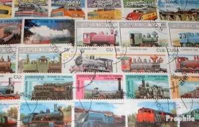 Produktbild von Briefmarken Motive 500 verschiedene Eisenbahn Marken