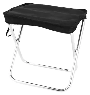 Image de Tabouret de camping léger, pliable, portable, avec cadre en aluminium, durable et confortable. Tabouret pliable