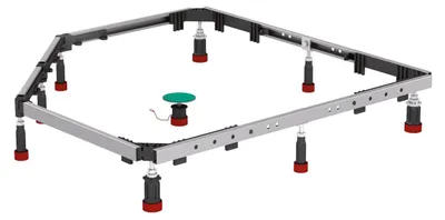 Produktbild von MEPA Montagerahmen SF 5-Eck + 1/4-Kr. superflache Duschwannen