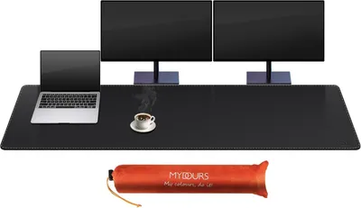 Produktbild von Schreibtischunterlage 169x40 cm, Kunstleder, wasserdicht, rutschfest, für Büro