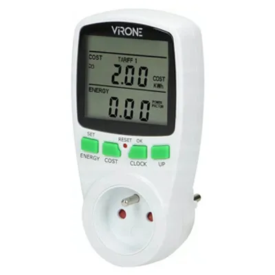 Obrázek produktu pro Měřič spotřeby elektrické energie dvoutarifový ORNO VIRONE EM-1