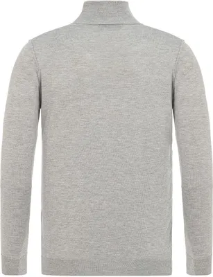 Produktbild von Red Bridge Herren Strickpullover Rollkragen Pullover Feinstrick Grau XL