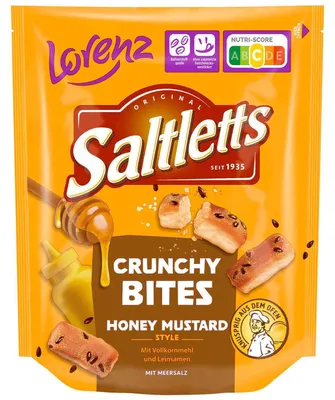 Produktbild von Saltletts Crunchy Bites Honey Mustard Style 100g