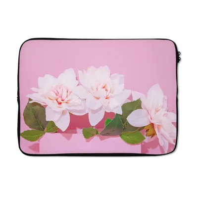 Produktbild von MuchoWow® Laptop Hülle 14 ZollBlüte - Sommer - Rosa Laptoptasche - Laptoptasche - Stoßsicher - Schutzhaube